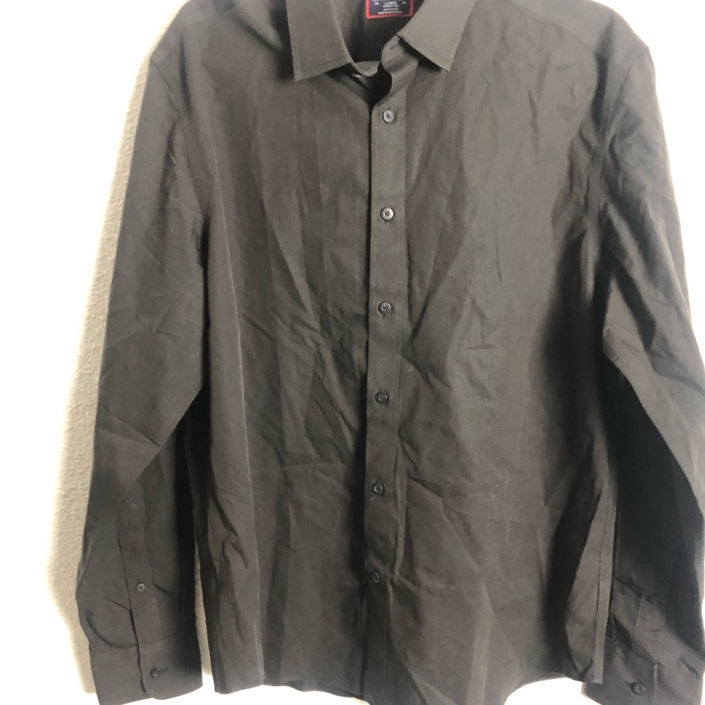 Untuckit Solid Black Shirt Large - image 5